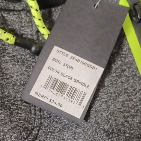 Children's Gray Joggers with Neon Accents - Picture 12 of 12